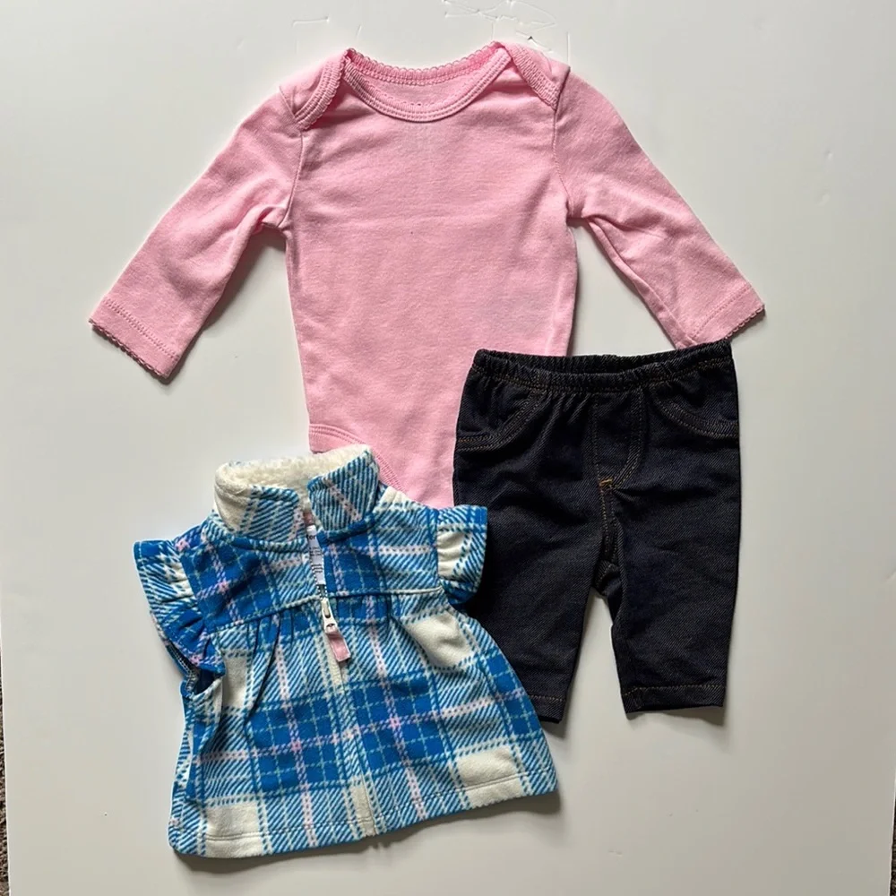 Carter's 3 Piece Vest Pants Shirt Set